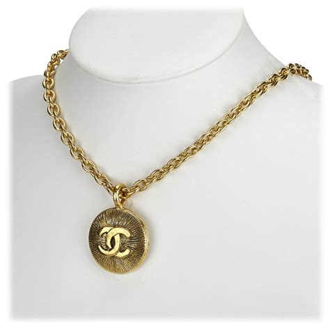 chanel cc necklace|authentic chanel necklace for sale.